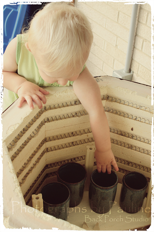 Curious about what is in the big silver hot thing on Grandma's Back Porch Studio!  